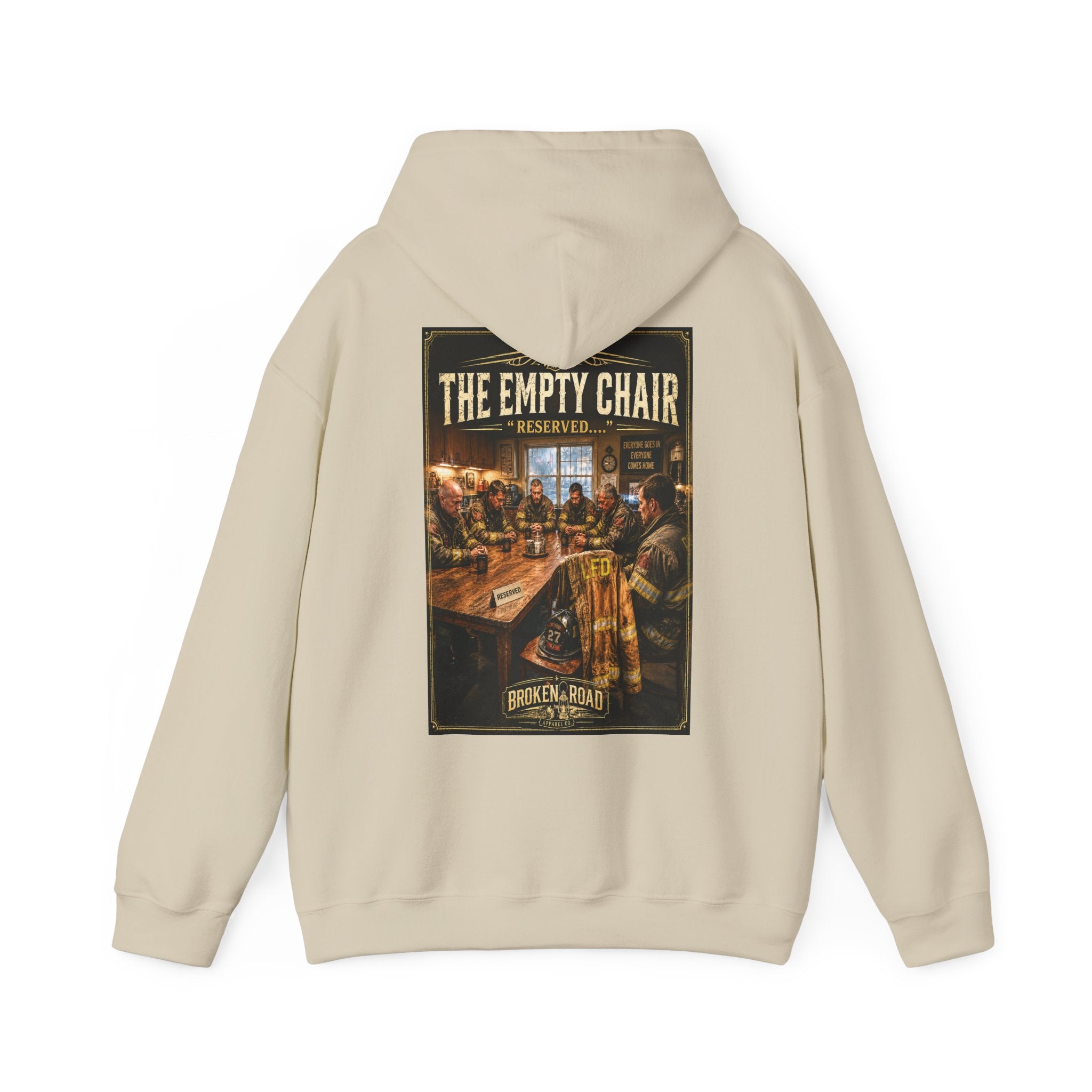 The Empty Chair™ | Heavy Blend Hoodie | Broken Road Apparel Co.