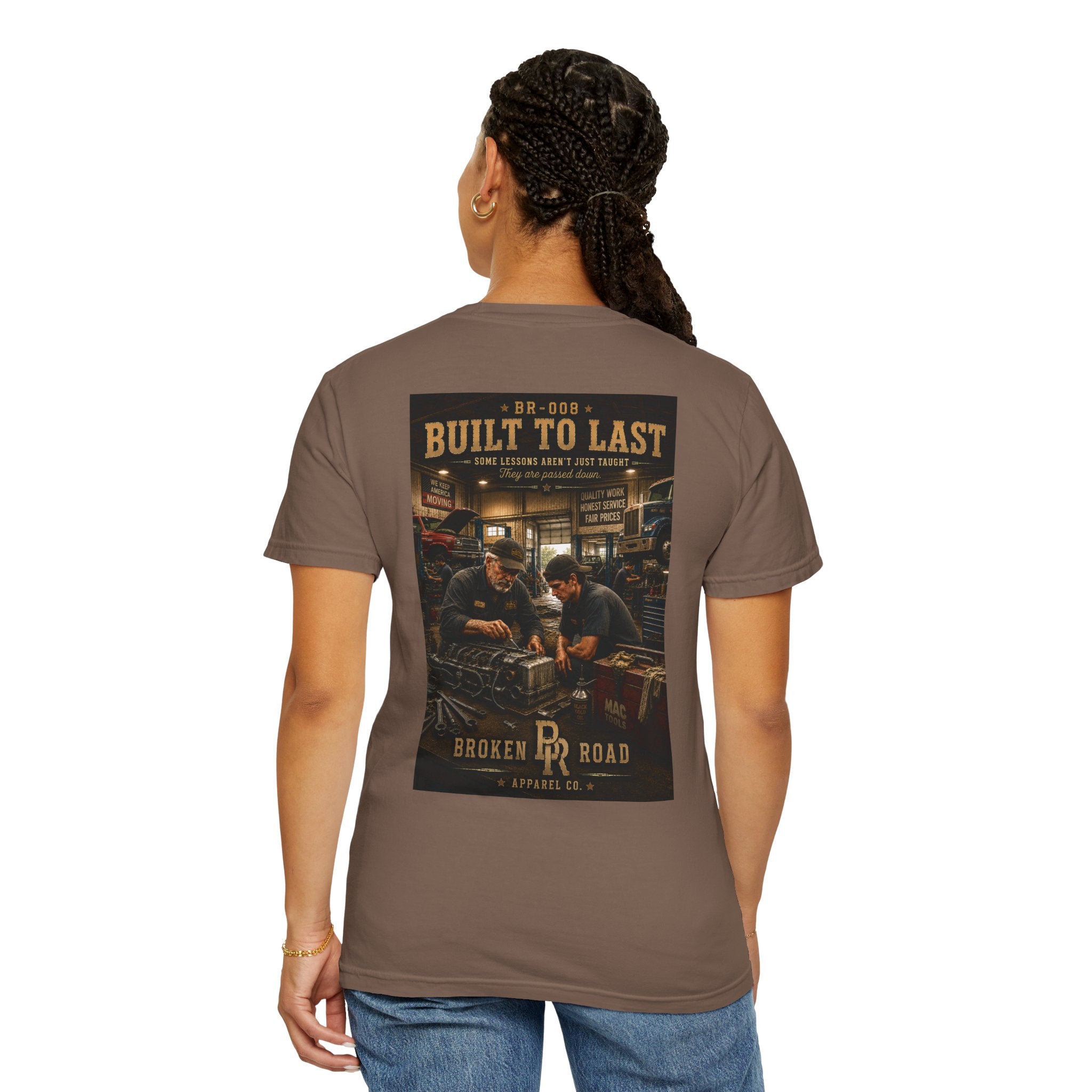 Built To Last™ | Premium Garment-Dyed T-Shirt | Broken Road Apparel Co.