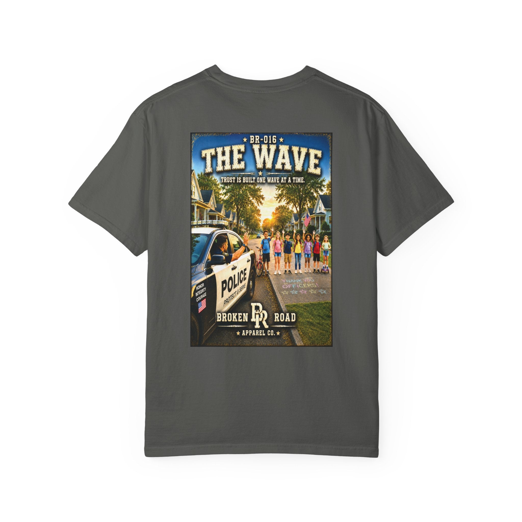The Wave™ | Premium Garment-Dyed T-Shirt | Broken Road Apparel Co.