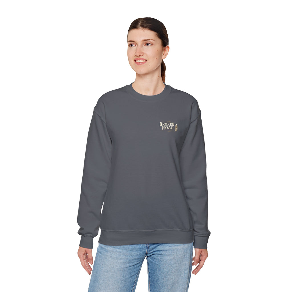 The Empty Chair™ | Heavy Blend Crewneck Sweatshirt | Broken Road Apparel Co.