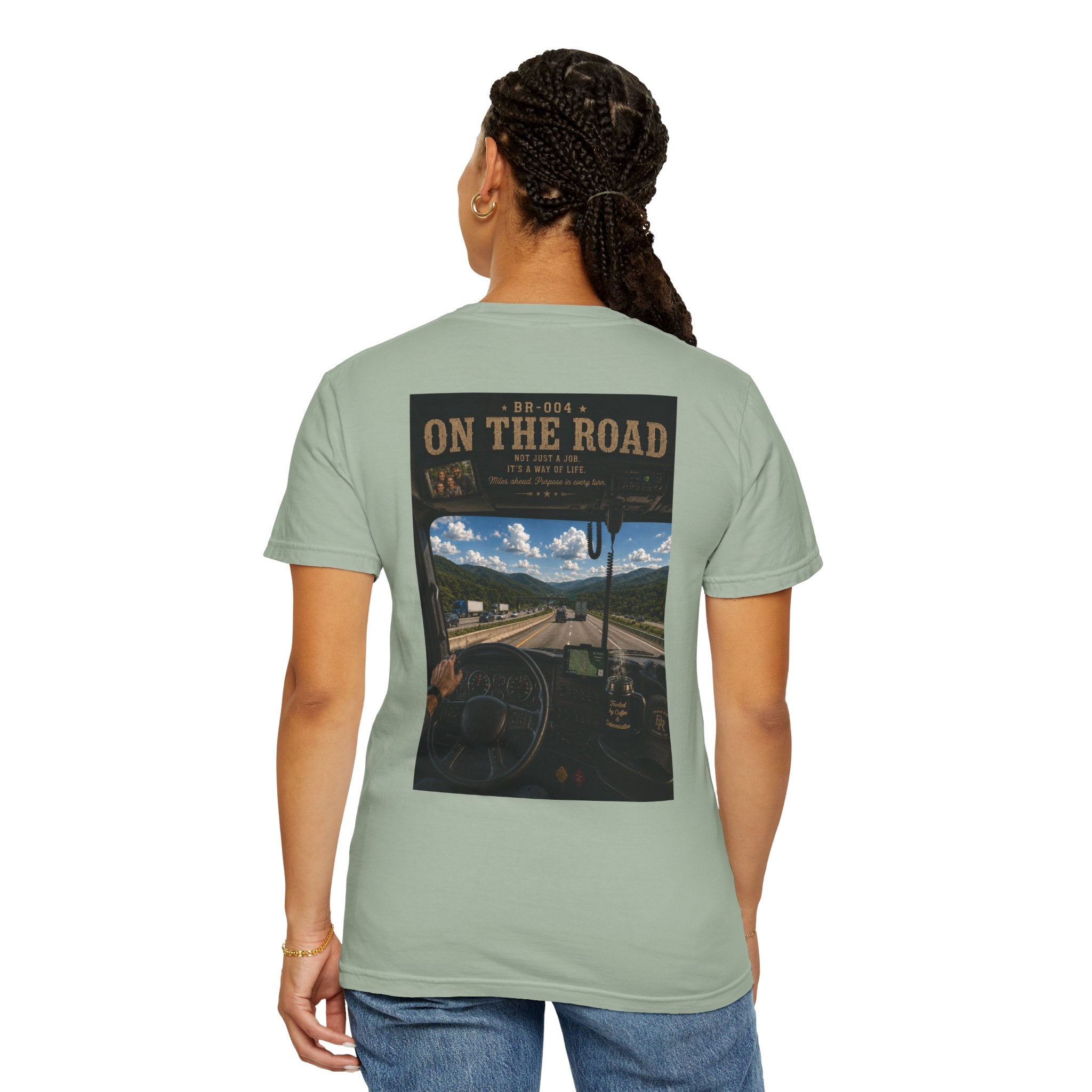 On The Road™ | Premium Garment-Dyed T-Shirt | Broken Road Apparel Co.