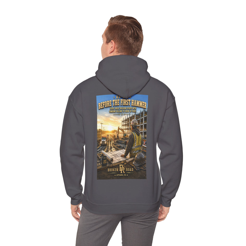 Before The First Hammer™ | Heavy Blend Hoodie | Broken Road Apparel Co.