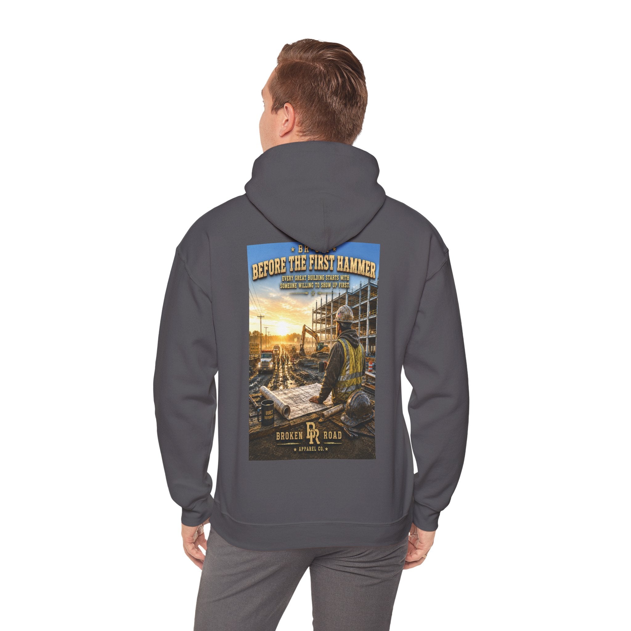 Before The First Hammer™ | Heavy Blend Hoodie | Broken Road Apparel Co.