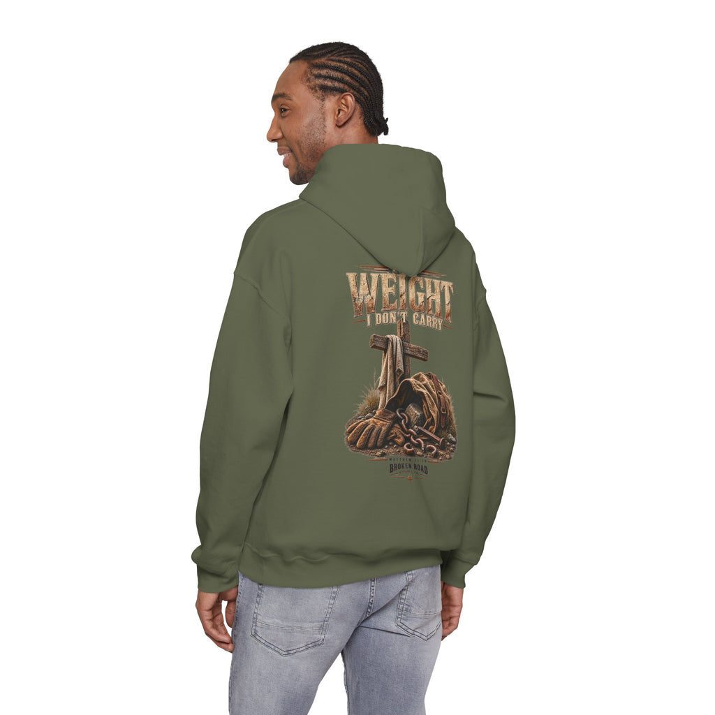 The Weight I Don't Carry™ - The Narrow Road Collection | Heavy Blend Hoodie | Broken Road Apparel Co.