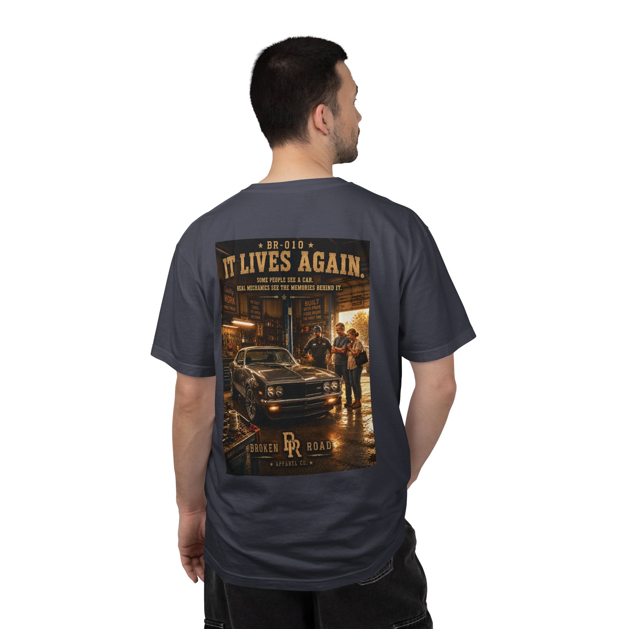 It Lives Again™ | Premium Garment-Dyed T-Shirt | Broken Road Apparel Co.