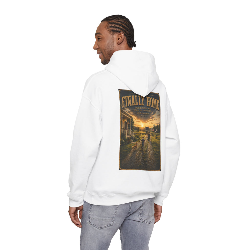 Finally Home™ | Heavy Blend Hoodie | Broken Road Apparel Co.