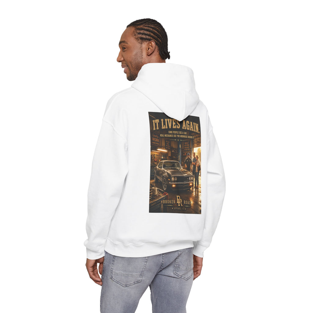 It Lives Again™ | Heavy Blend Hoodie | Broken Road Apparel Co.