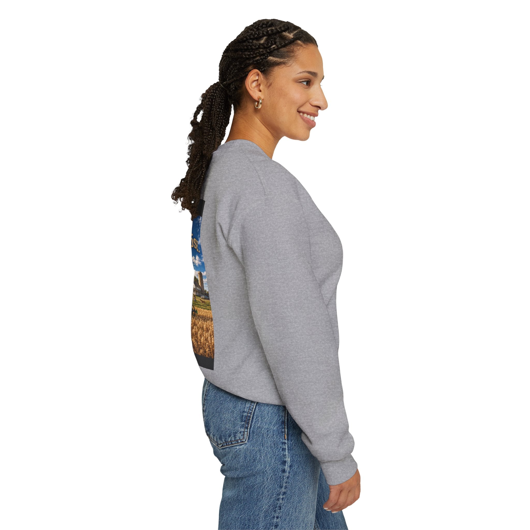 Built By Dirt™ | Heavy Blend Crewneck Sweatshirt | Broken Road Apparel Co.