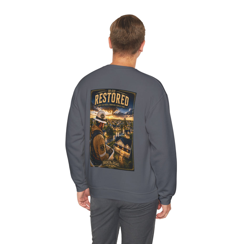 Restored™ | Heavy Blend Crewneck Sweatshirt | Broken Road Apparel Co.