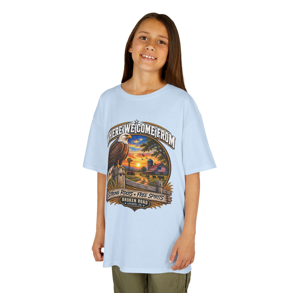 Where We Come From – Kids Graphic Tee | Broken Road Apparel Co.