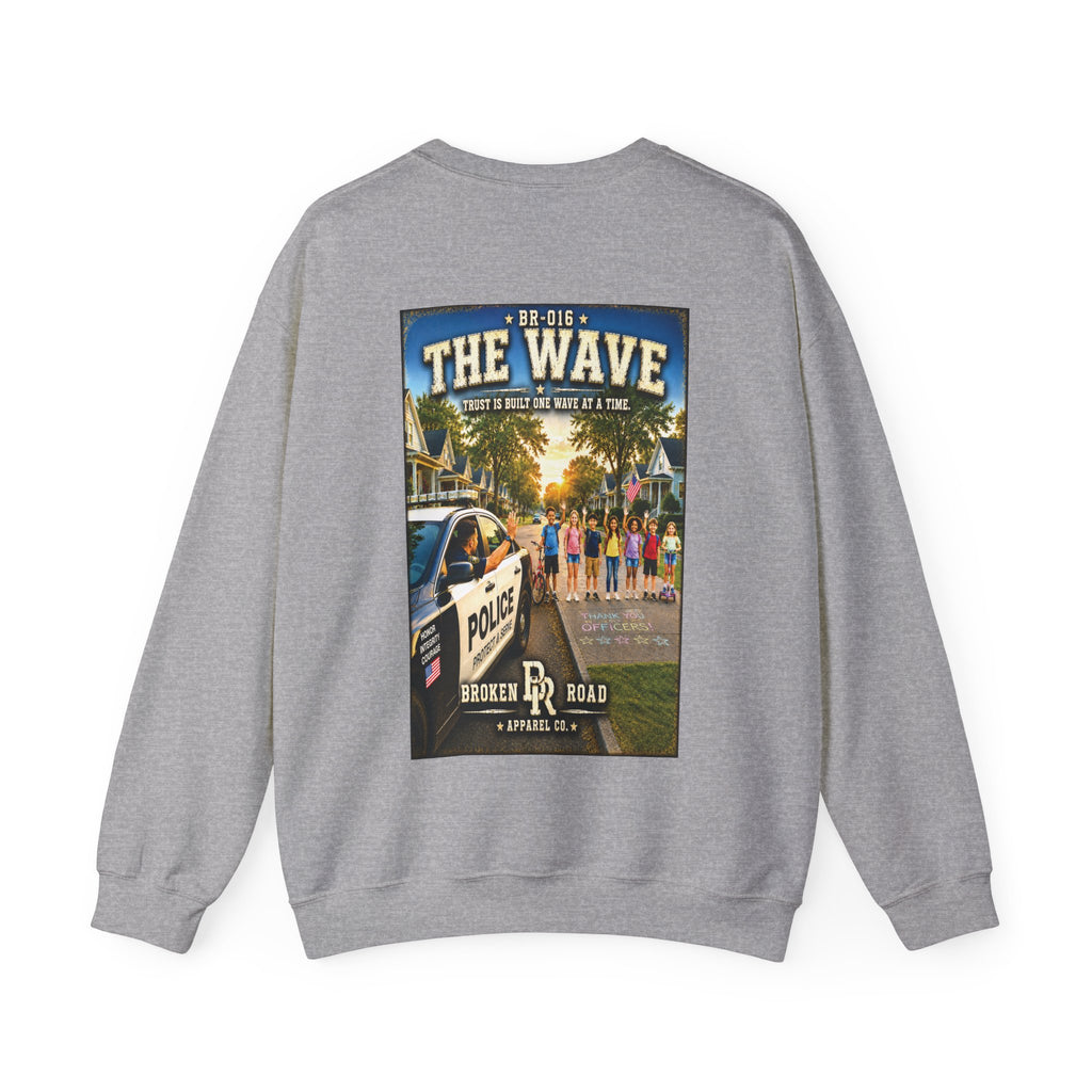 The Wave™ | Heavy Blend Crewneck Sweatshirt | Broken Road Apparel Co.