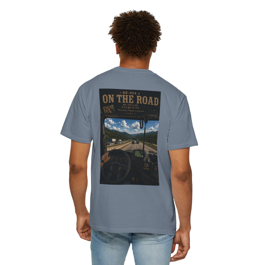 On The Road™ | Premium Garment-Dyed T-Shirt | Broken Road Apparel Co.