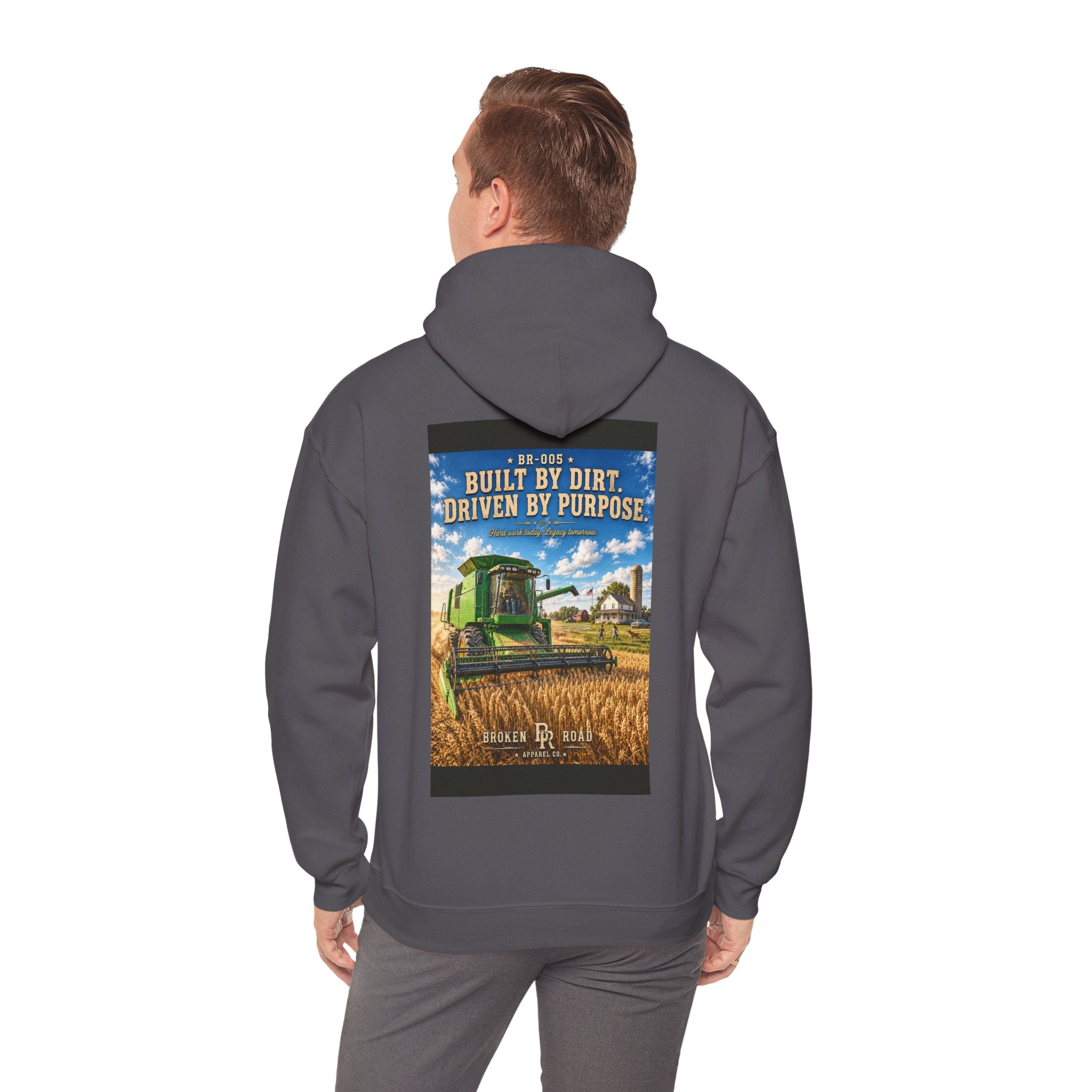 Built By Dirt™ | Heavy Blend Hoodie | Broken Road Apparel Co.