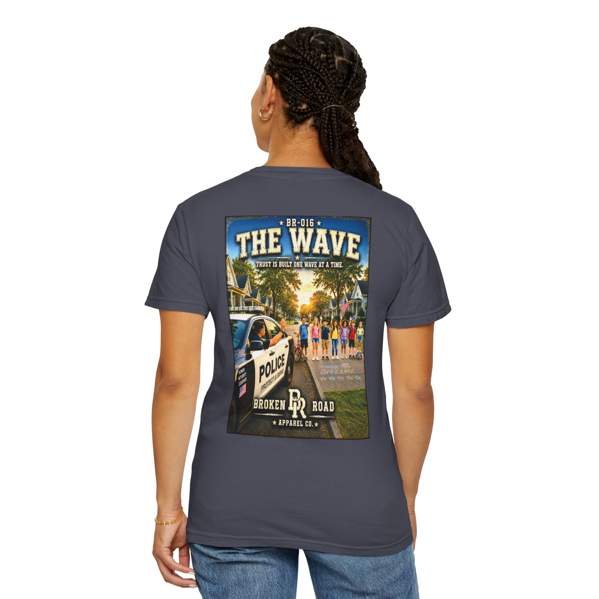 The Wave™ | Premium Garment-Dyed T-Shirt | Broken Road Apparel Co.