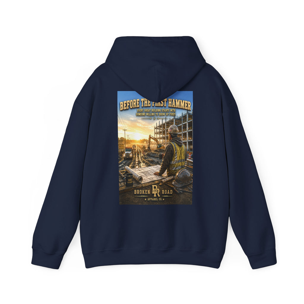 Before The First Hammer™ | Heavy Blend Hoodie | Broken Road Apparel Co.