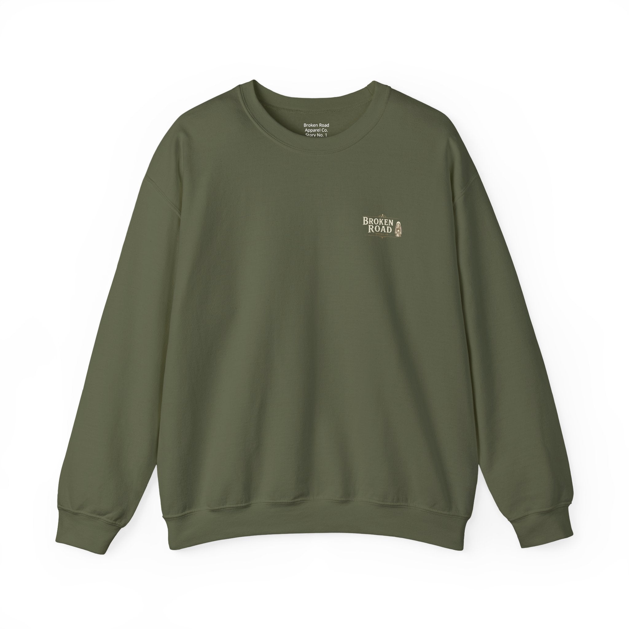 The First Shift™ | Heavy Blend Crewneck Sweatshirt | Broken Road Apparel Co.