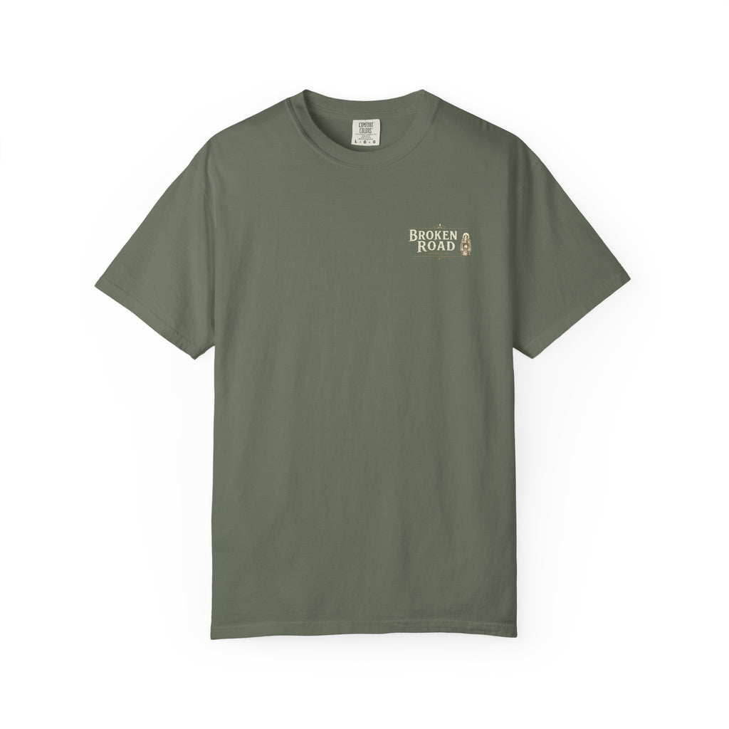 The Last Beam™ | Premium Garment-Dyed T-Shirt | Broken Road Apparel Co.