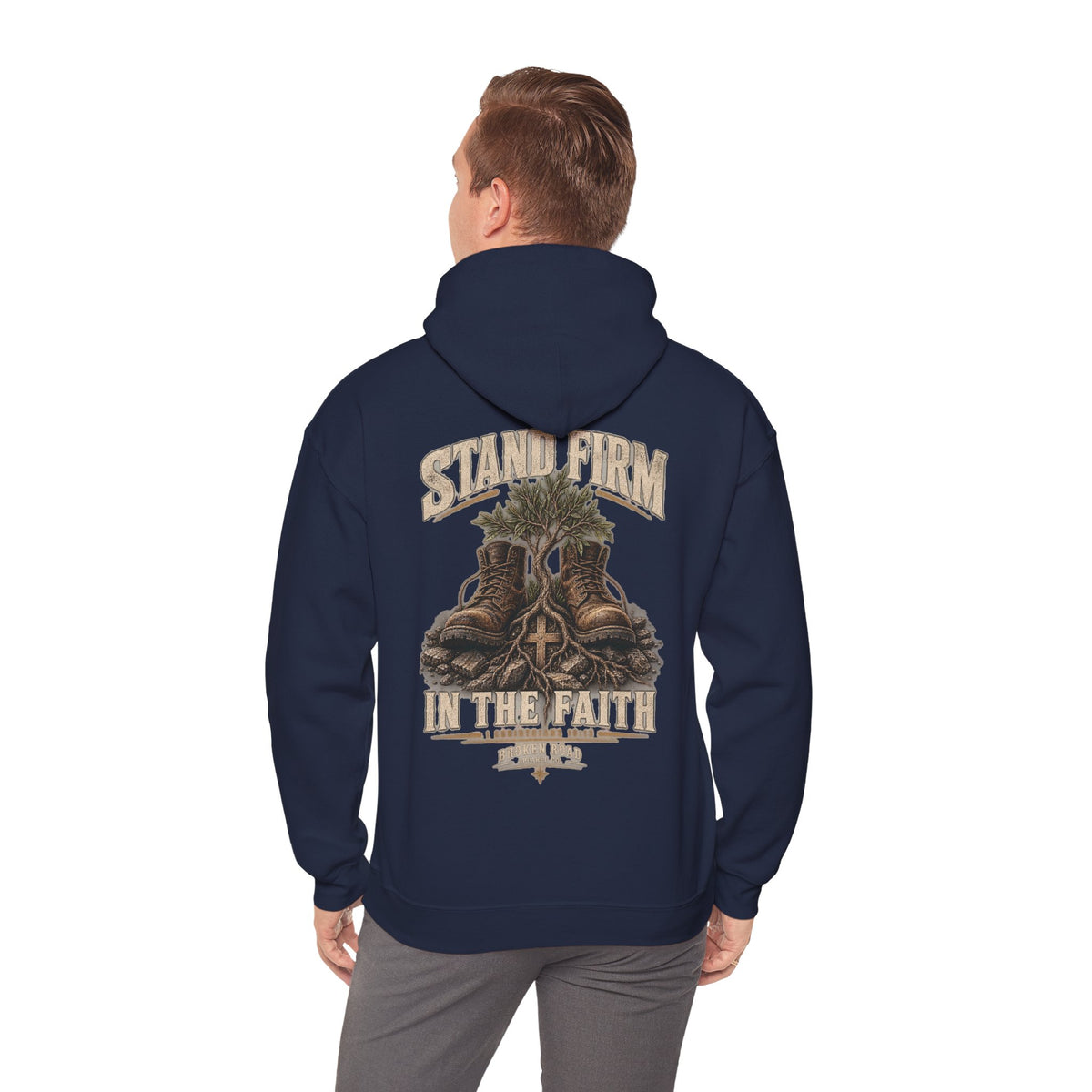 Stand Firm™ - The Narrow Road Collection | Heavy Blend Hoodie | Broken Road Apparel Co.