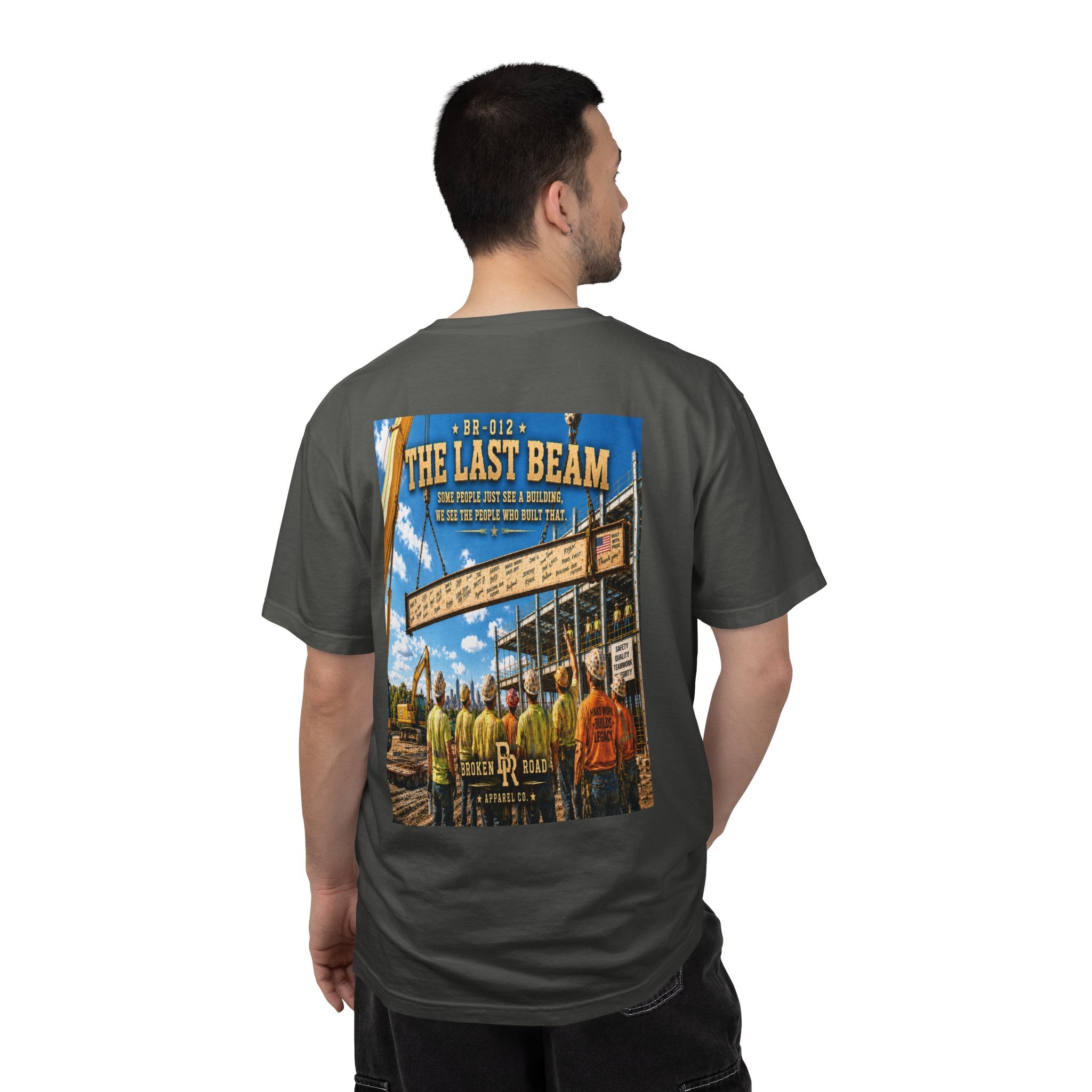 The Last Beam™ | Premium Garment-Dyed T-Shirt | Broken Road Apparel Co.