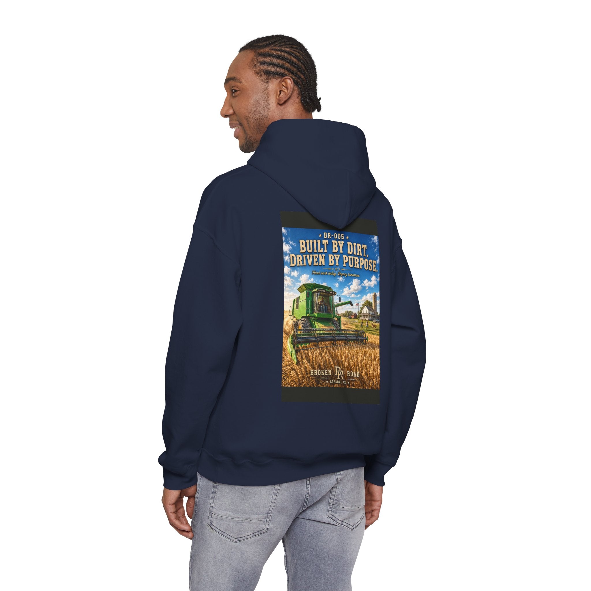 Built By Dirt™ | Heavy Blend Hoodie | Broken Road Apparel Co.