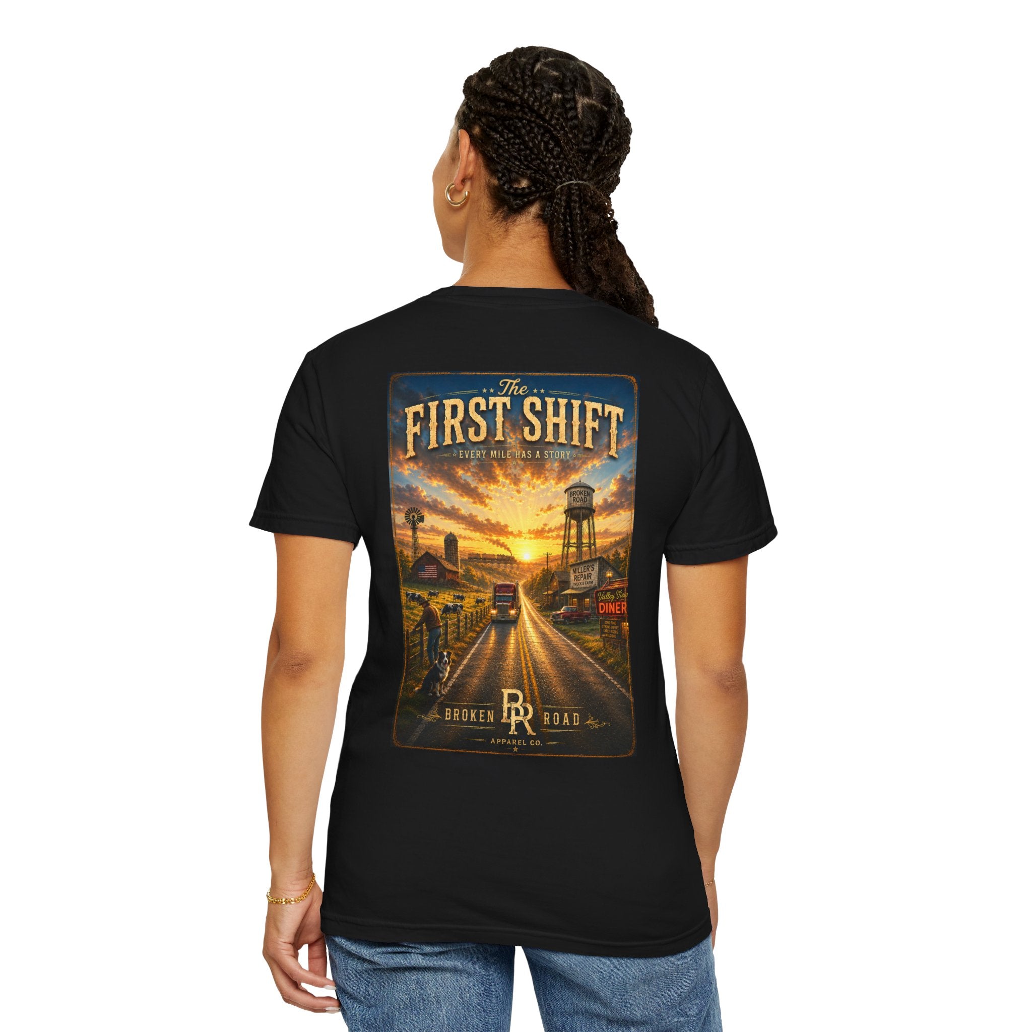 The First Shift™ | Premium Garment-Dyed T-Shirt