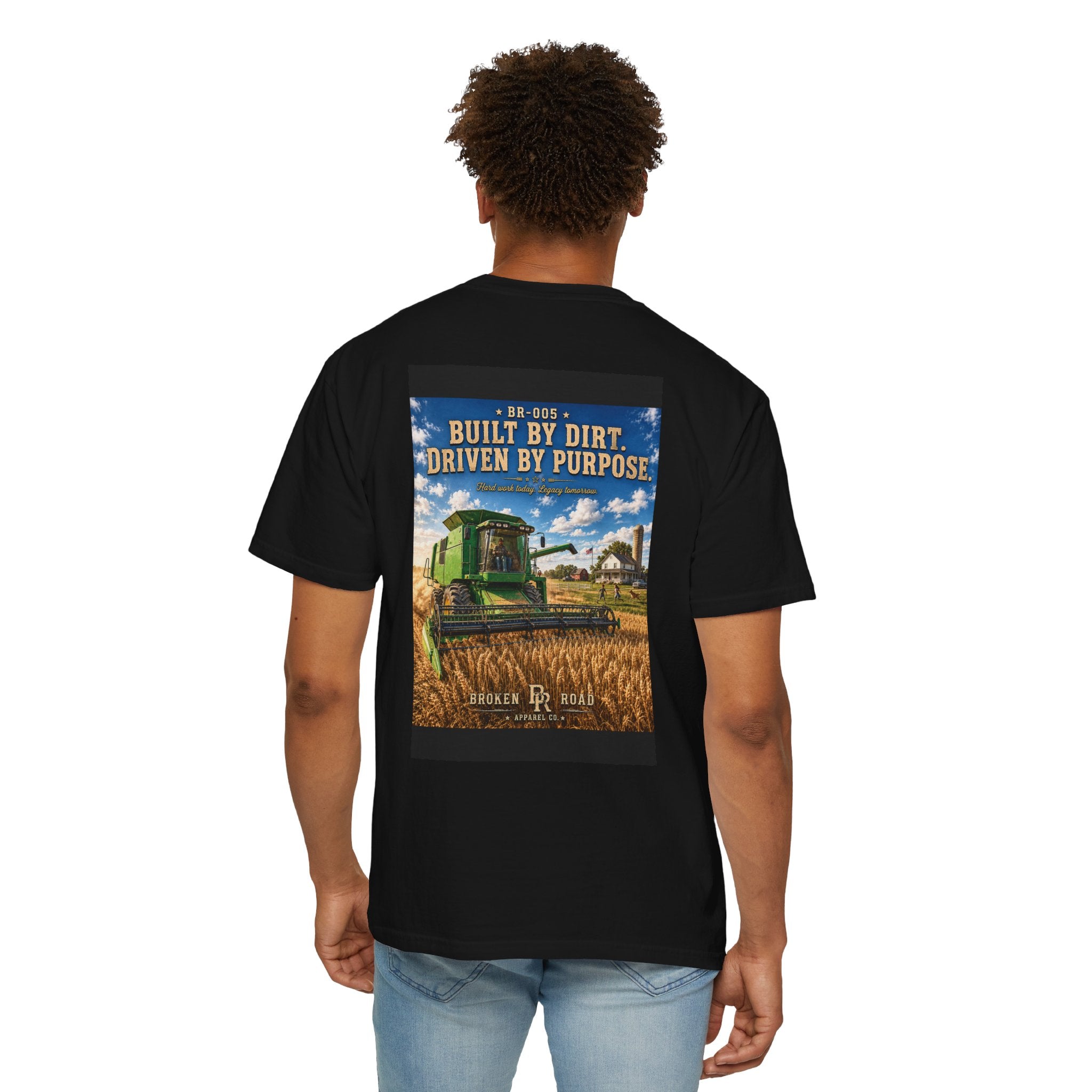 Built By Dirt™ | Premium Garment-Dyed T-Shirt | Broken Road Apparel Co.