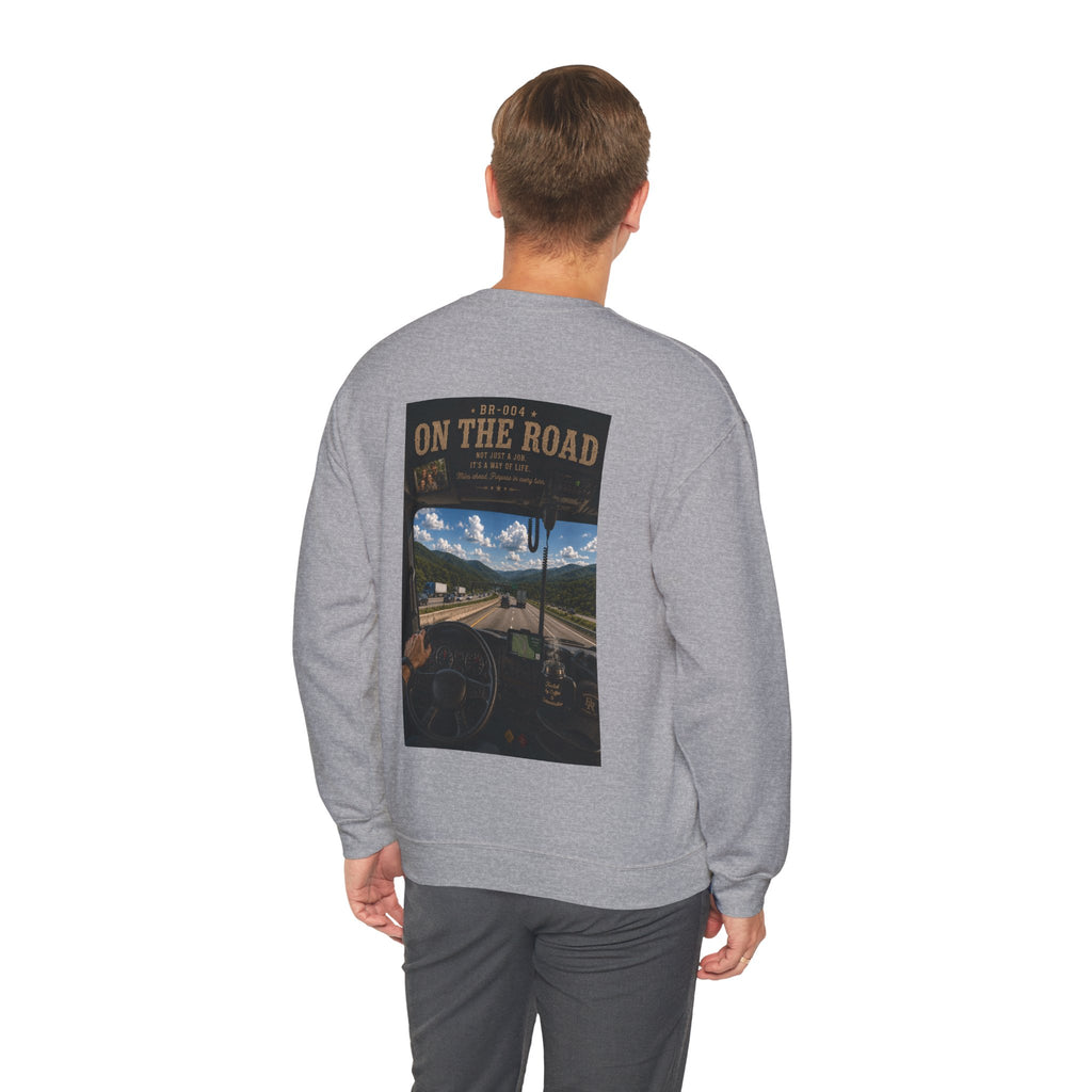 On The Road™ | Heavy Blend Crewneck Sweatshirt | Broken Road Apparel Co.