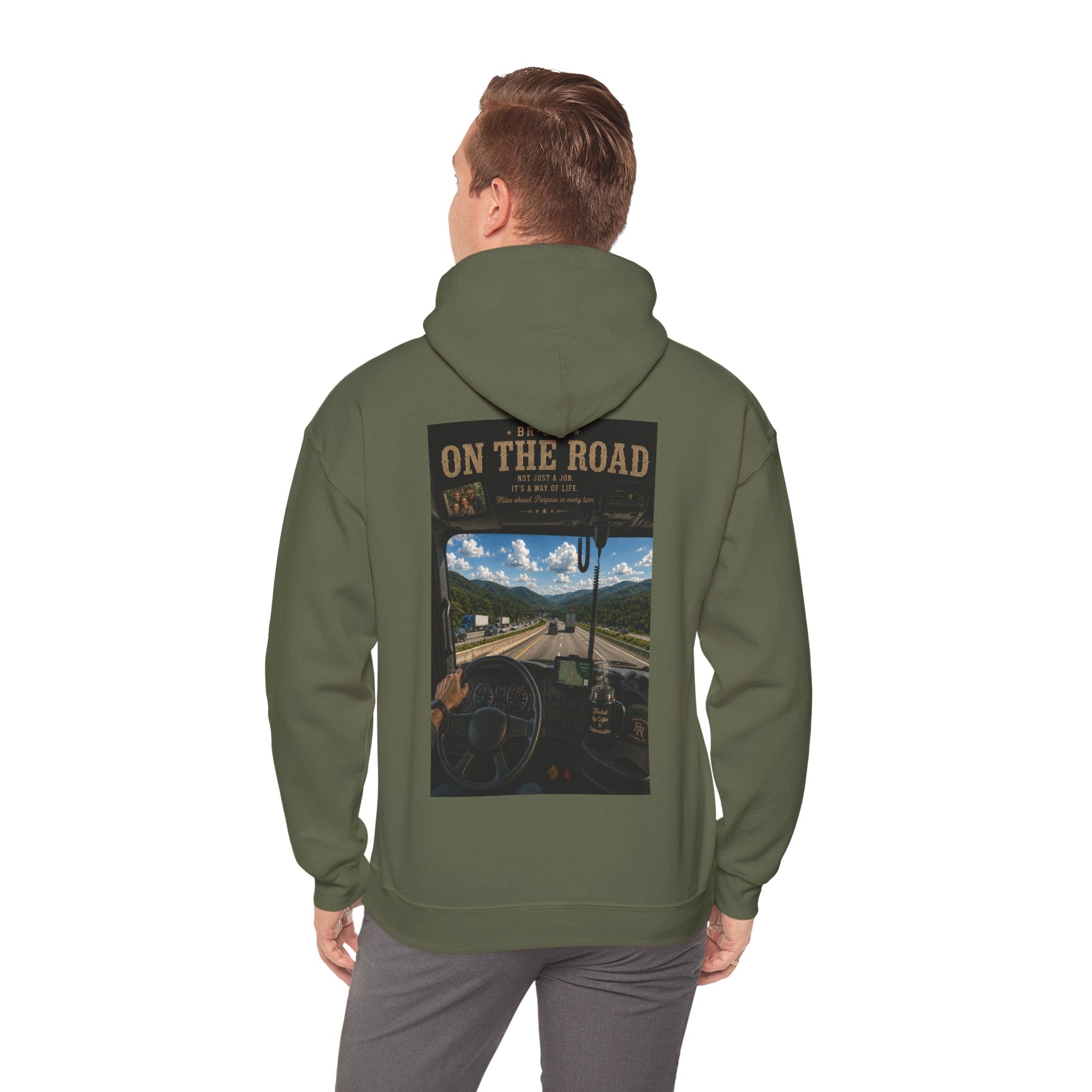 On The Road™ | Heavy Blend Hoodie | Broken Road Apparel Co.