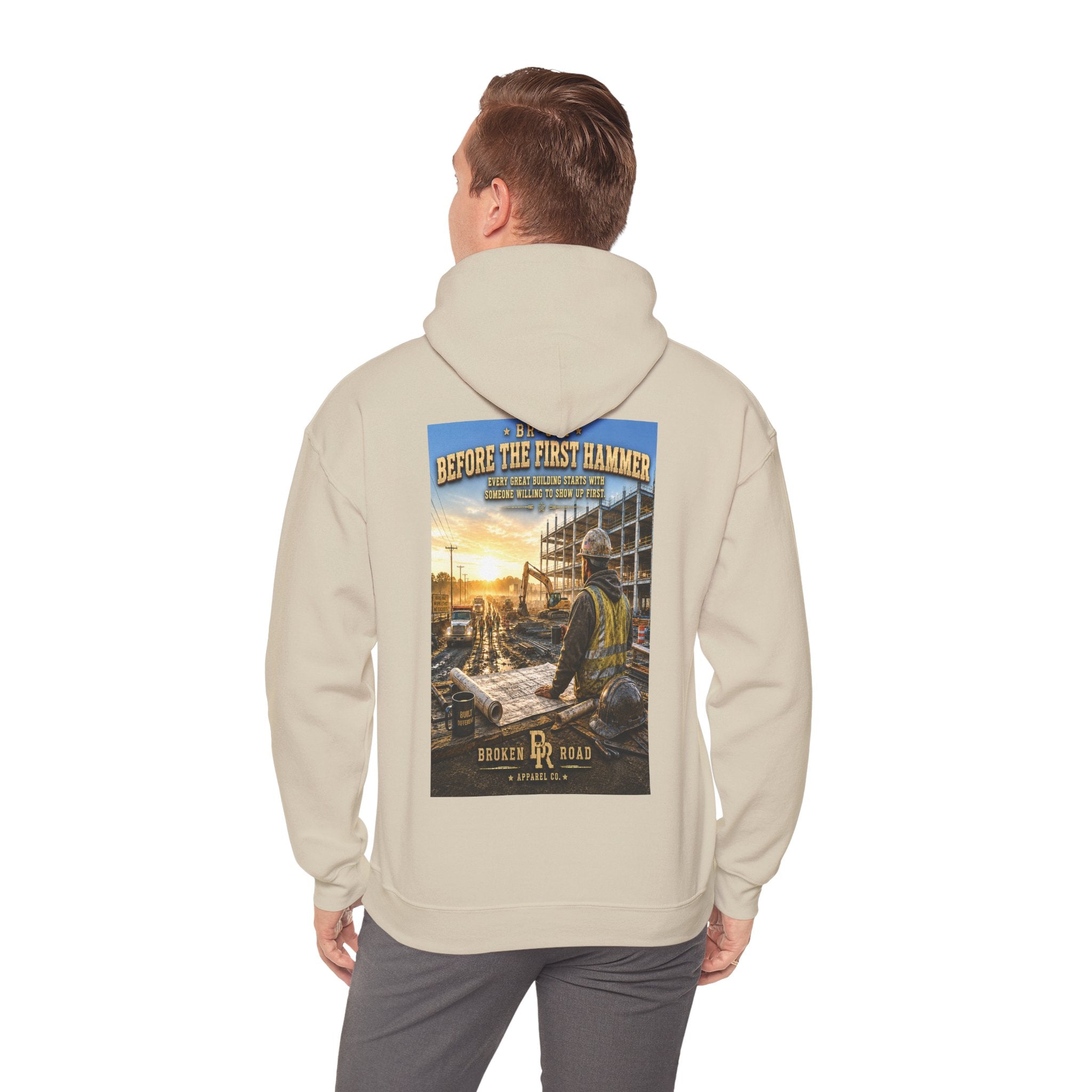 Before The First Hammer™ | Heavy Blend Hoodie | Broken Road Apparel Co.