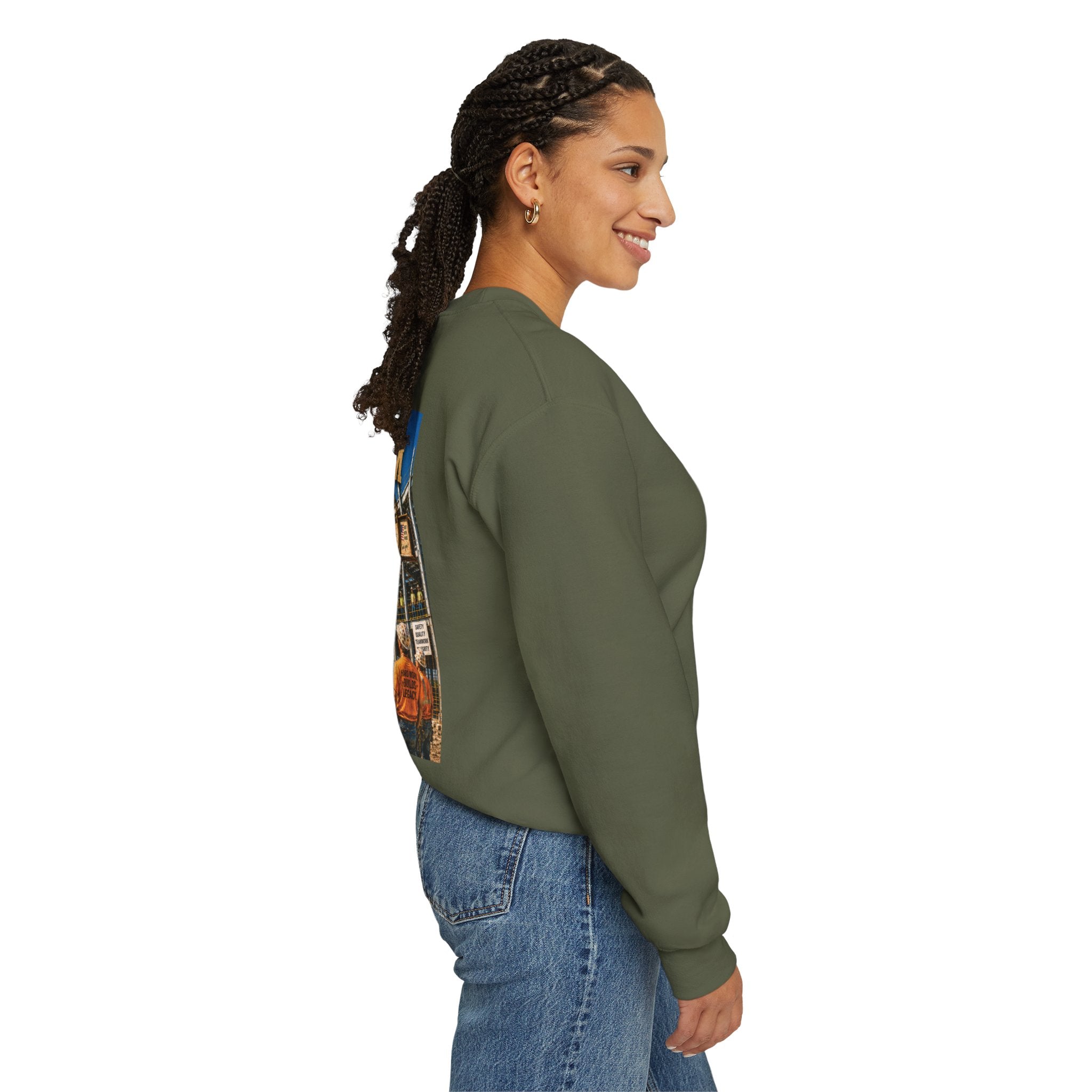 The Last Beam™ | Heavy Blend Crewneck Sweatshirt | Broken Road Apparel Co.