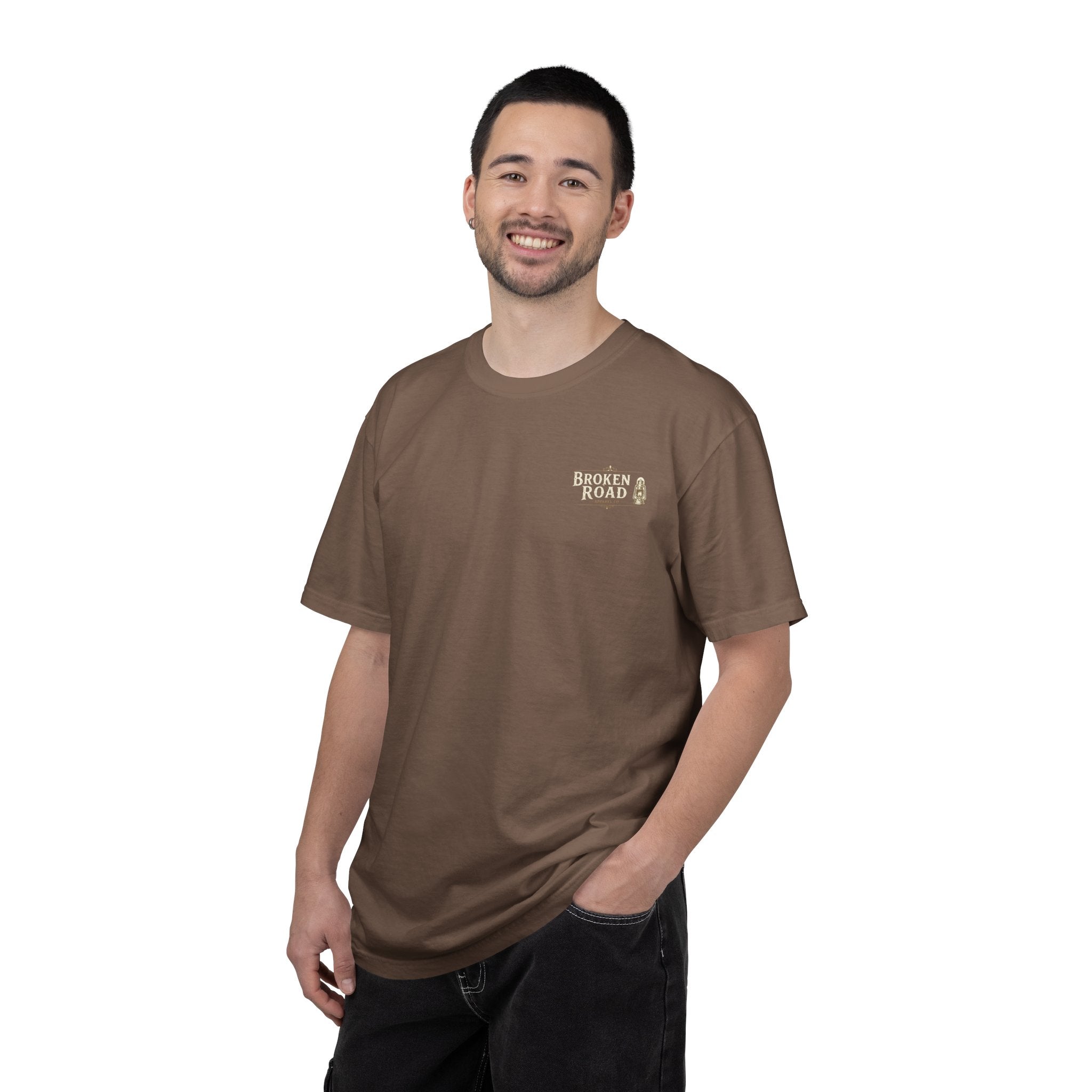 Finally Home™ | Premium Garment-Dyed T-Shirt | Broken Road Apparel Co.