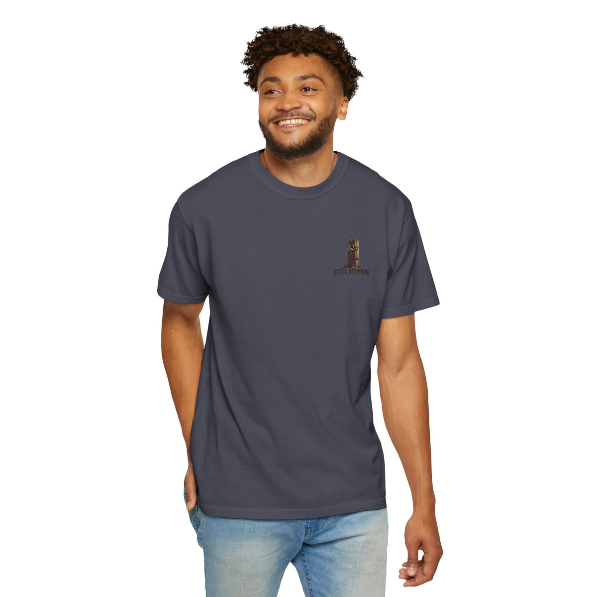 The Fire Didn't Take Me™ - The Narrow Road Collection | Premium Garment-Dyed T-Shirt | Broken Road Apparel Co.