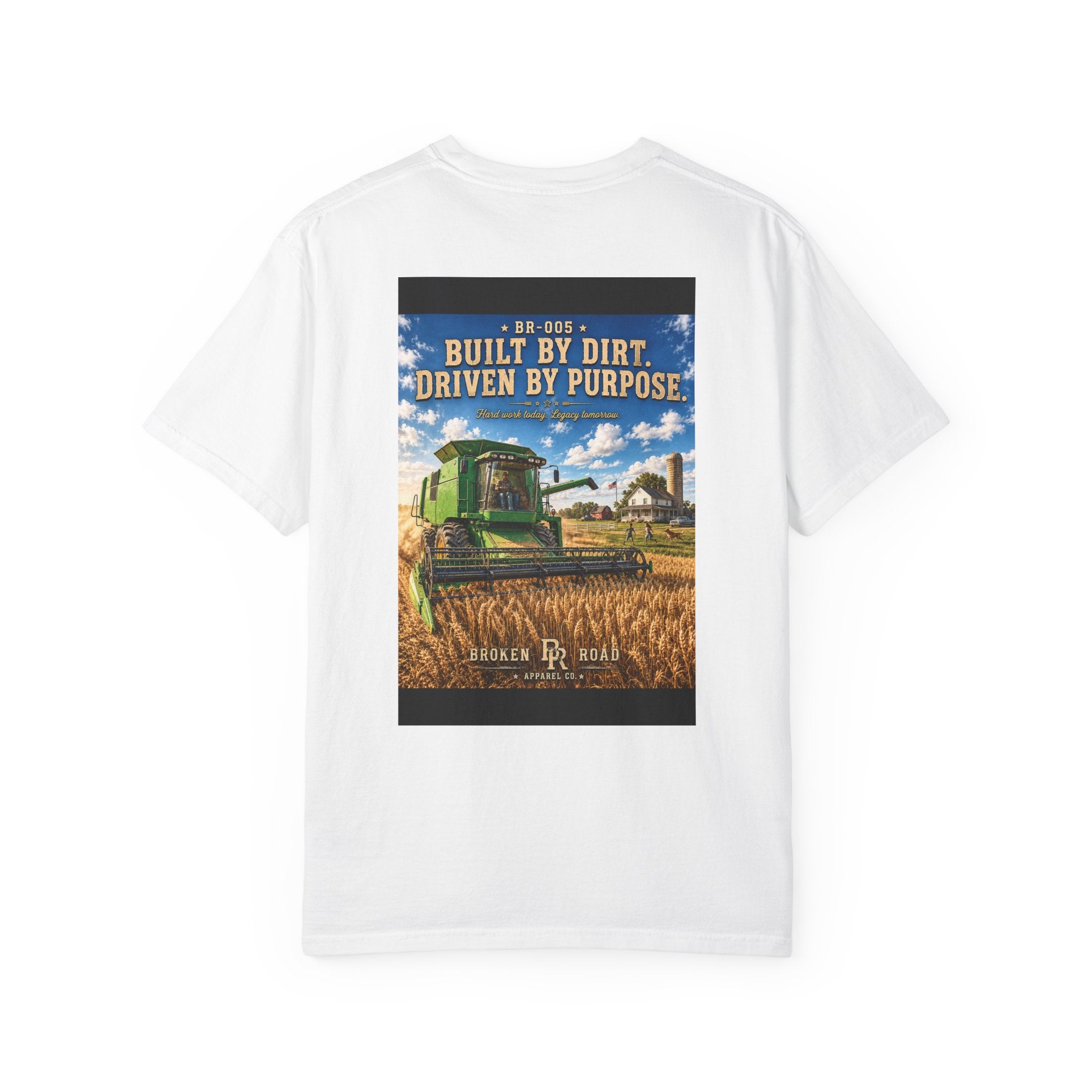 Built By Dirt™ | Premium Garment-Dyed T-Shirt | Broken Road Apparel Co.