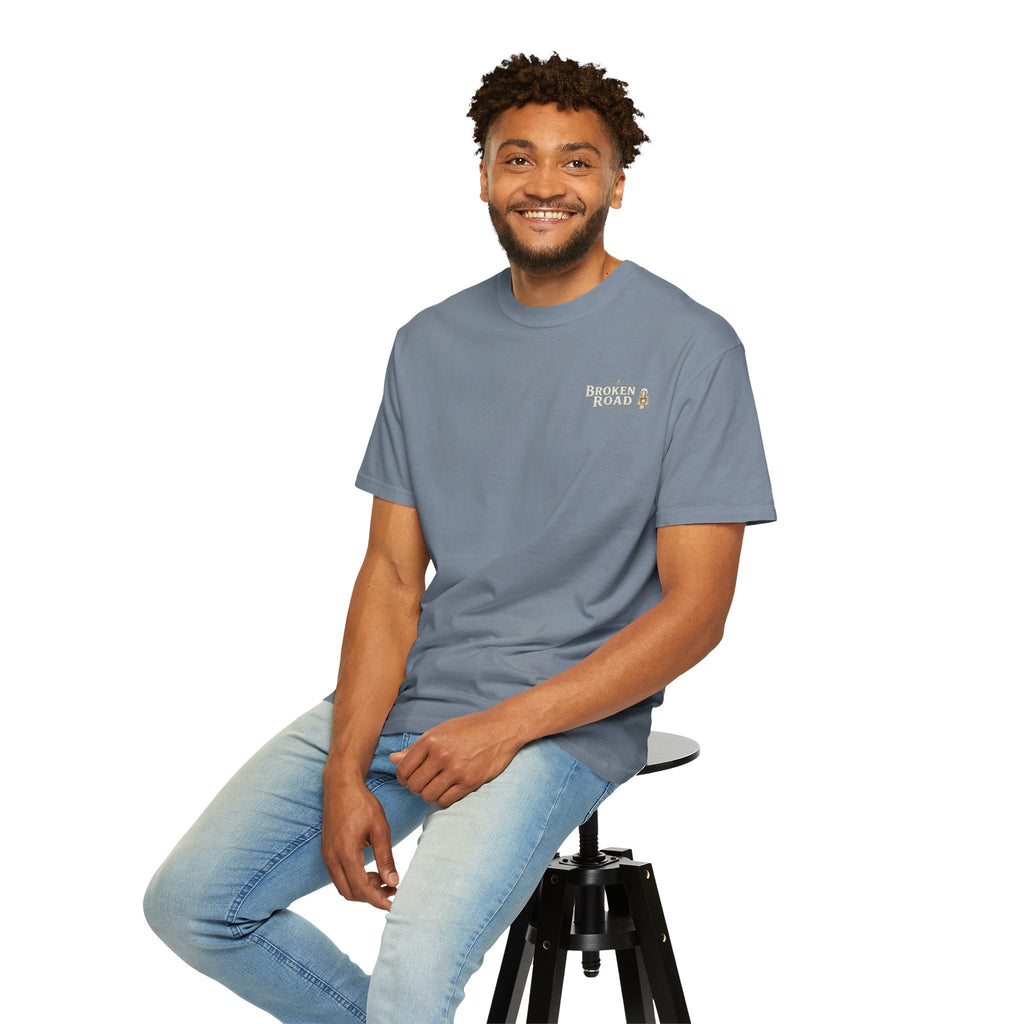 Finally Home™ | Premium Garment-Dyed T-Shirt | Broken Road Apparel Co.