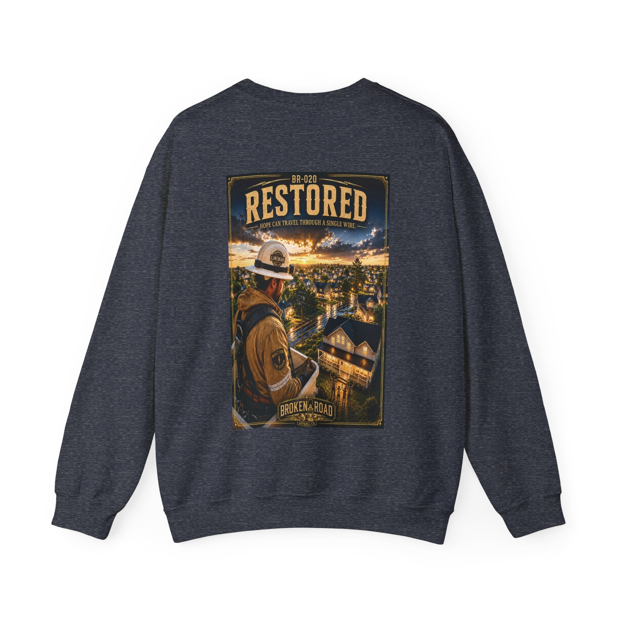 Restored™ | Heavy Blend Crewneck Sweatshirt | Broken Road Apparel Co.