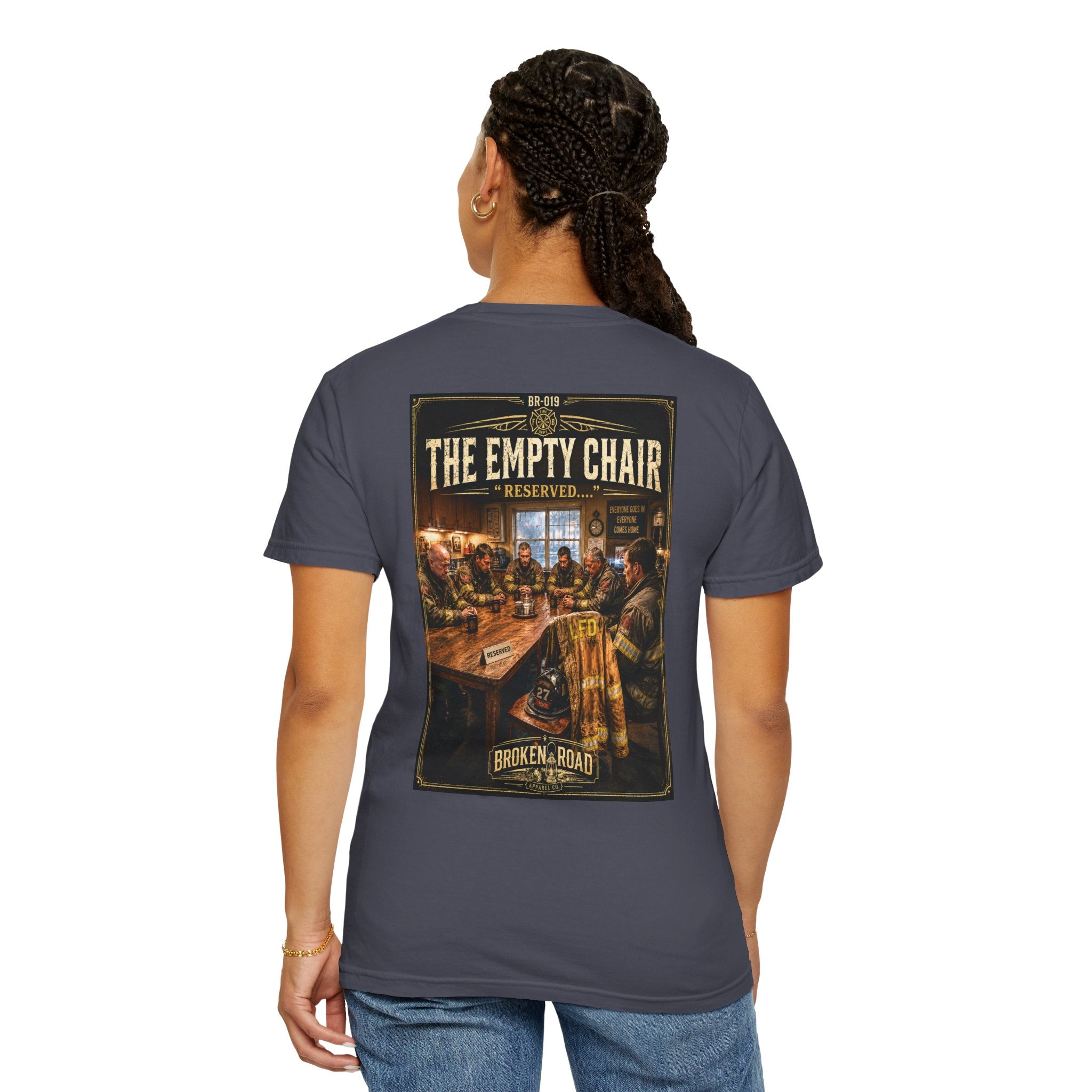The Empty Chair™ | Premium Garment-Dyed T-Shirt | Broken Road Apparel Co.