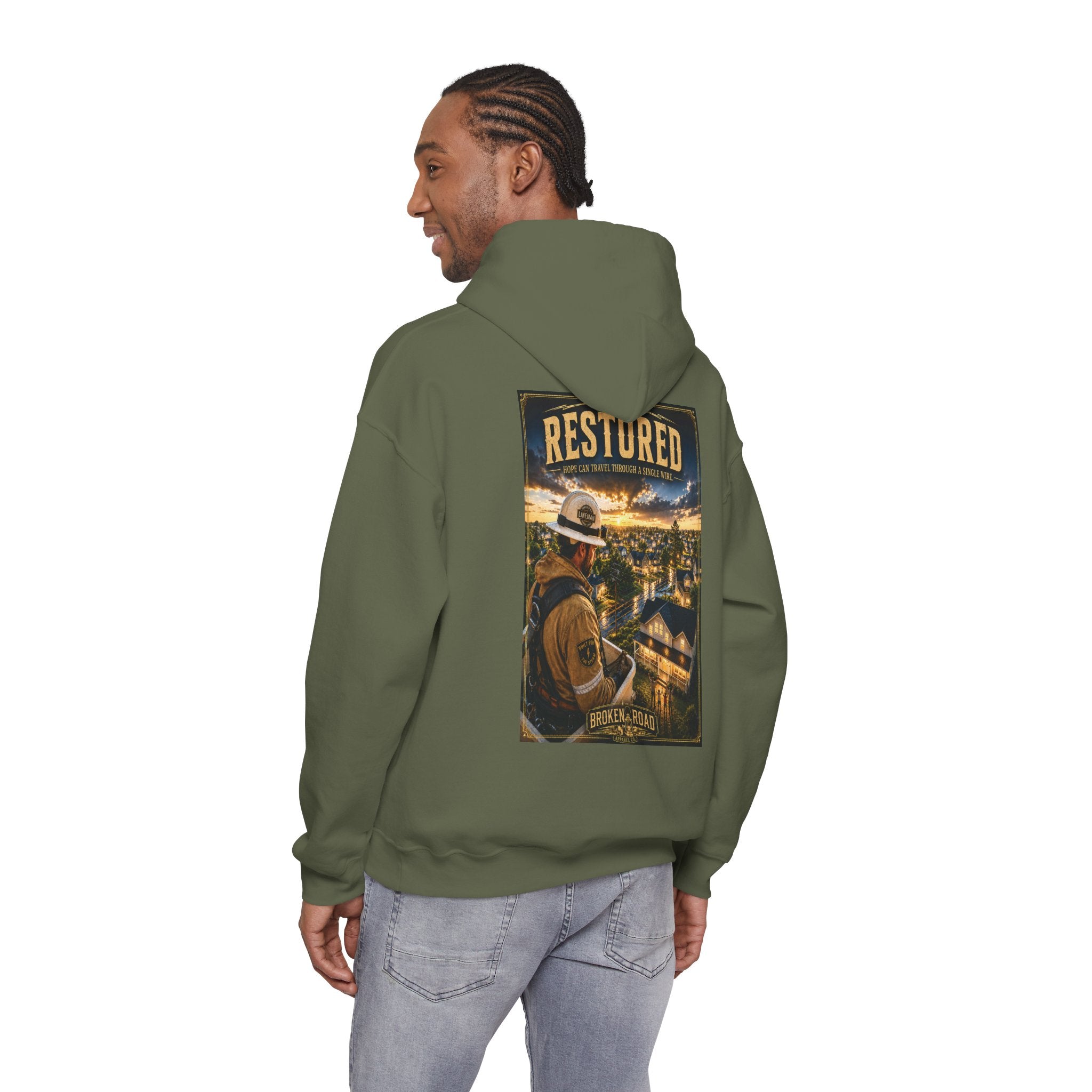 Restored™ | Heavy Blend Hoodie | Broken Road Apparel Co.