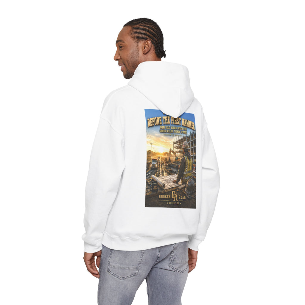 Before The First Hammer™ | Heavy Blend Hoodie | Broken Road Apparel Co.