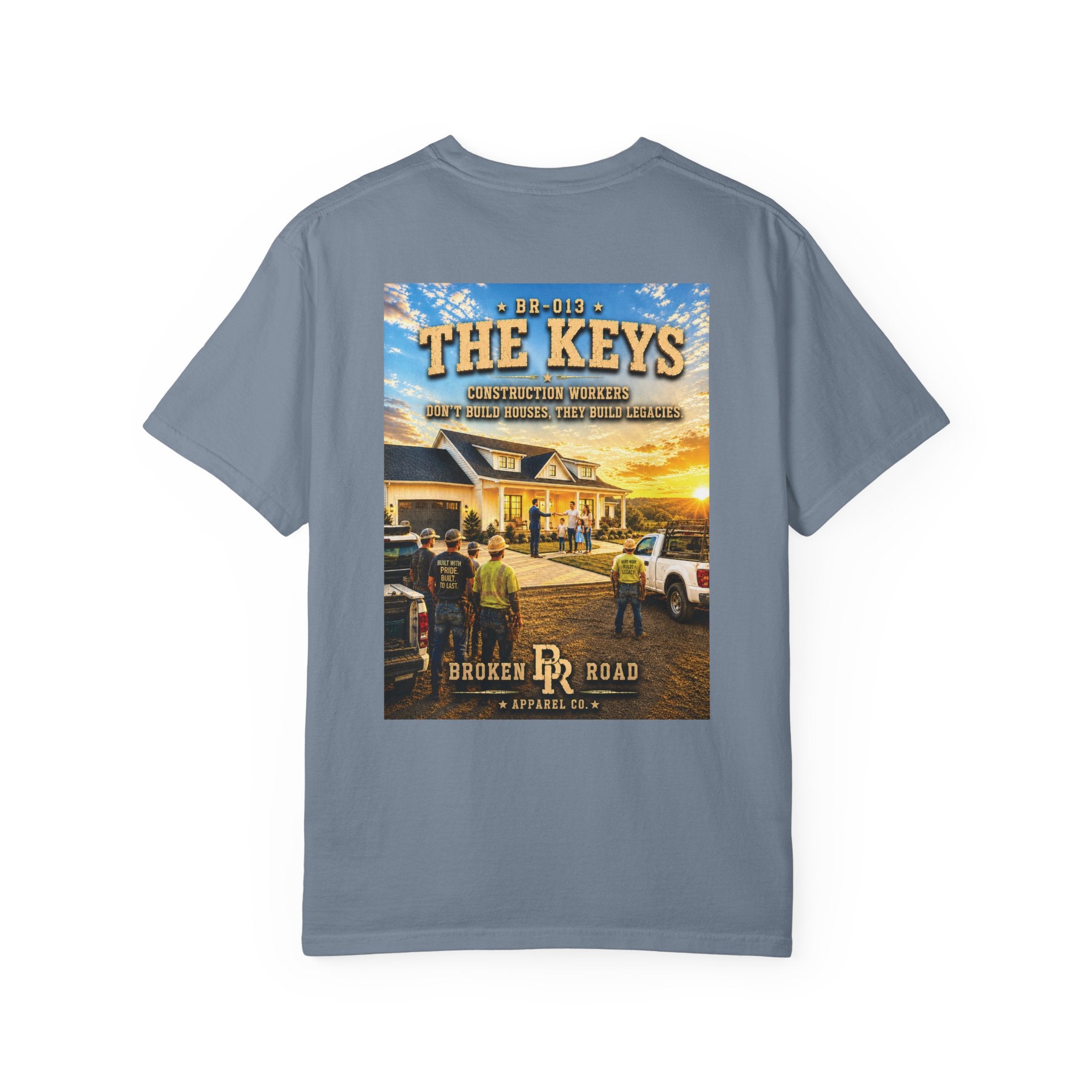 The Keys™ | Premium Garment-Dyed T-Shirt | Broken Road Apparel Co.