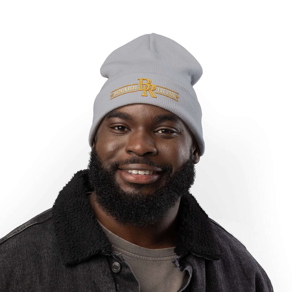 The Night Shift – Embroidered Knit Beanie