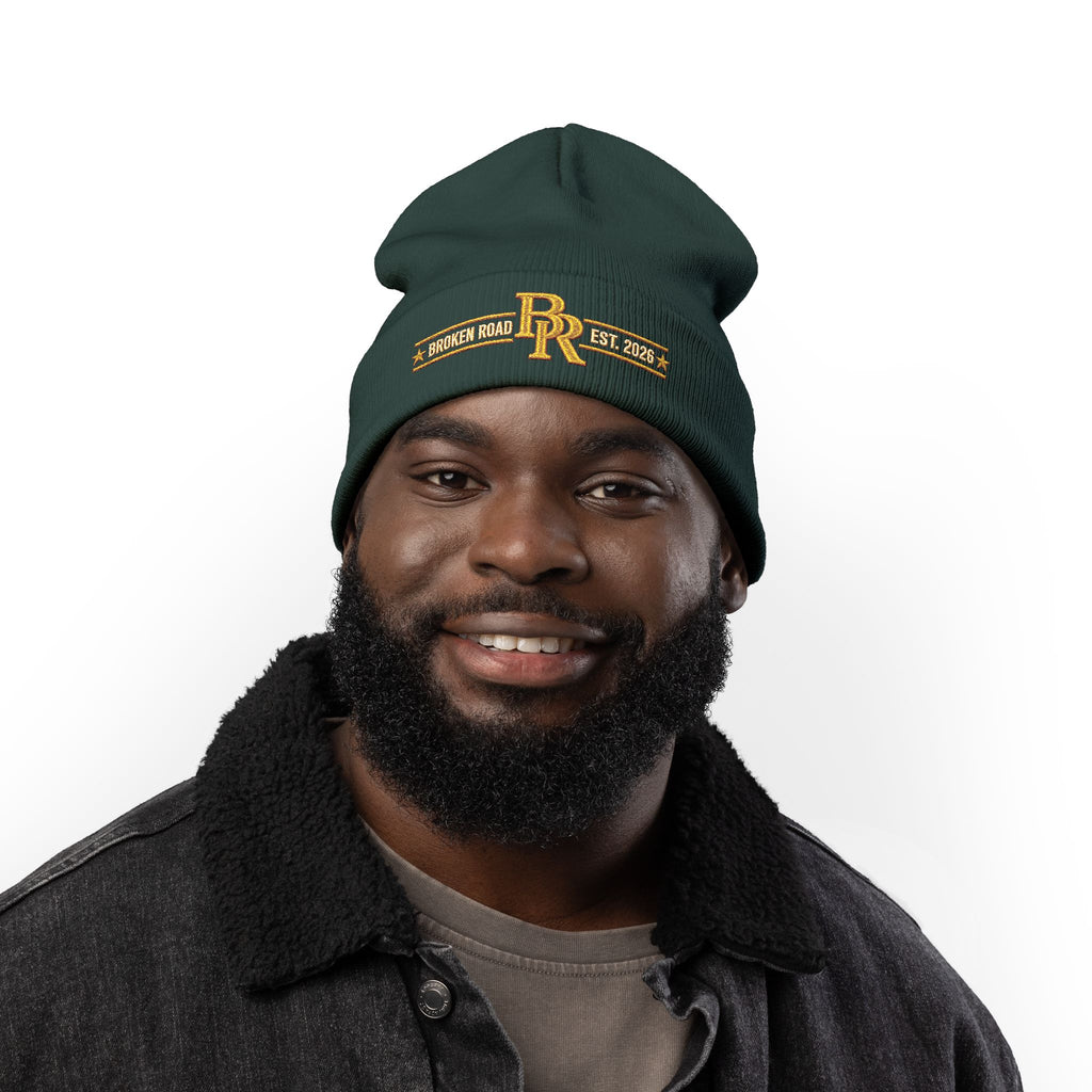 The Night Shift – Embroidered Knit Beanie