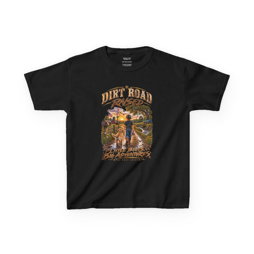 Dirt Road Raised – Male Kids Graphic Tee  | Broken Road Apparel Co.
