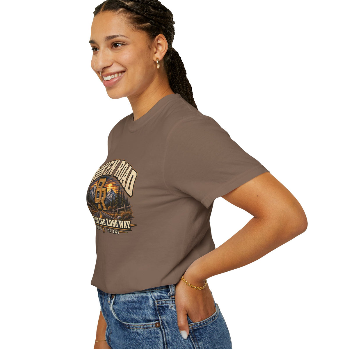 Built for the Long Way — Broken Road Gear | Premium Garment-Dyed T-Shirt | Broken Road Apparel Co.