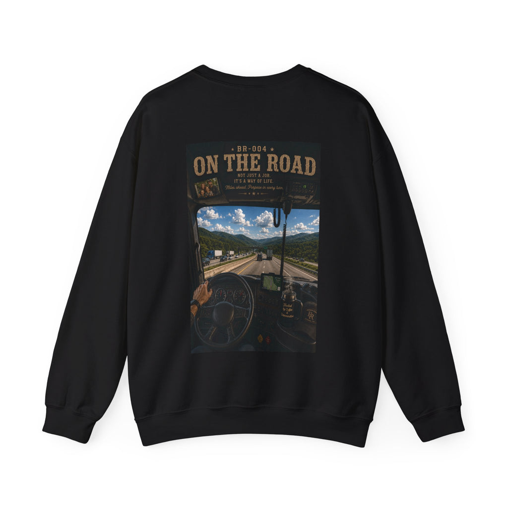 On The Road™ | Heavy Blend Crewneck Sweatshirt | Broken Road Apparel Co.
