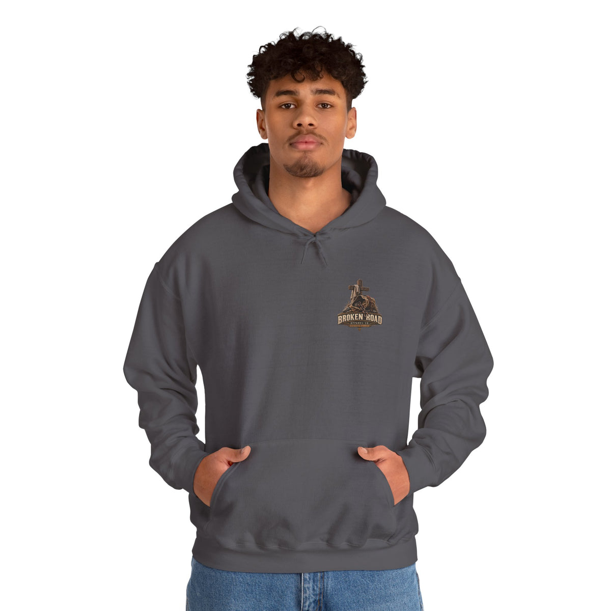 The Weight I Don't Carry™ - The Narrow Road Collection | Heavy Blend Hoodie | Broken Road Apparel Co.