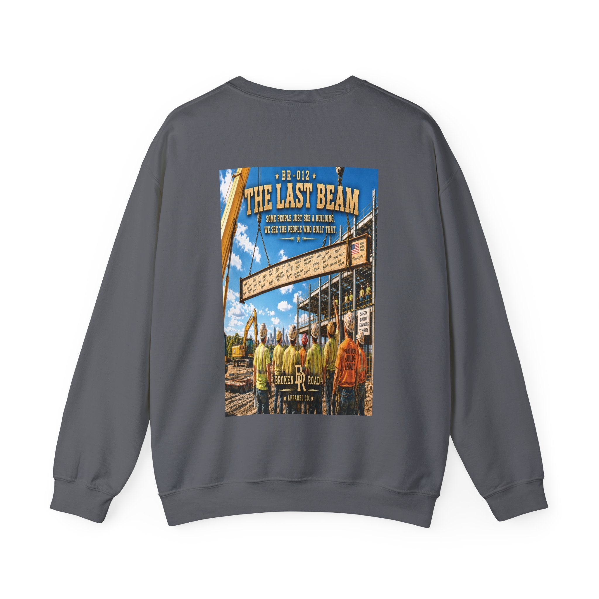 The Last Beam™ | Heavy Blend Crewneck Sweatshirt | Broken Road Apparel Co.