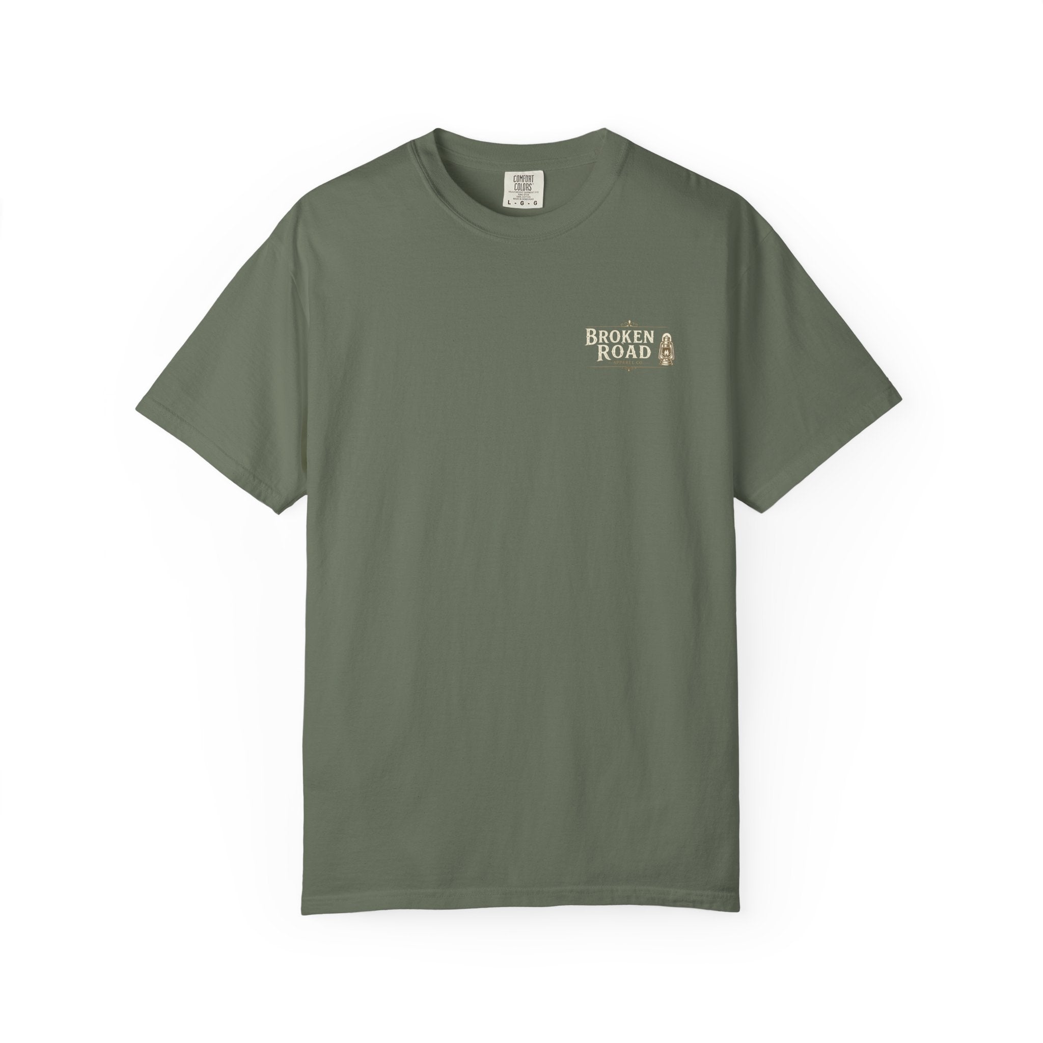 On The Road™ | Premium Garment-Dyed T-Shirt | Broken Road Apparel Co.