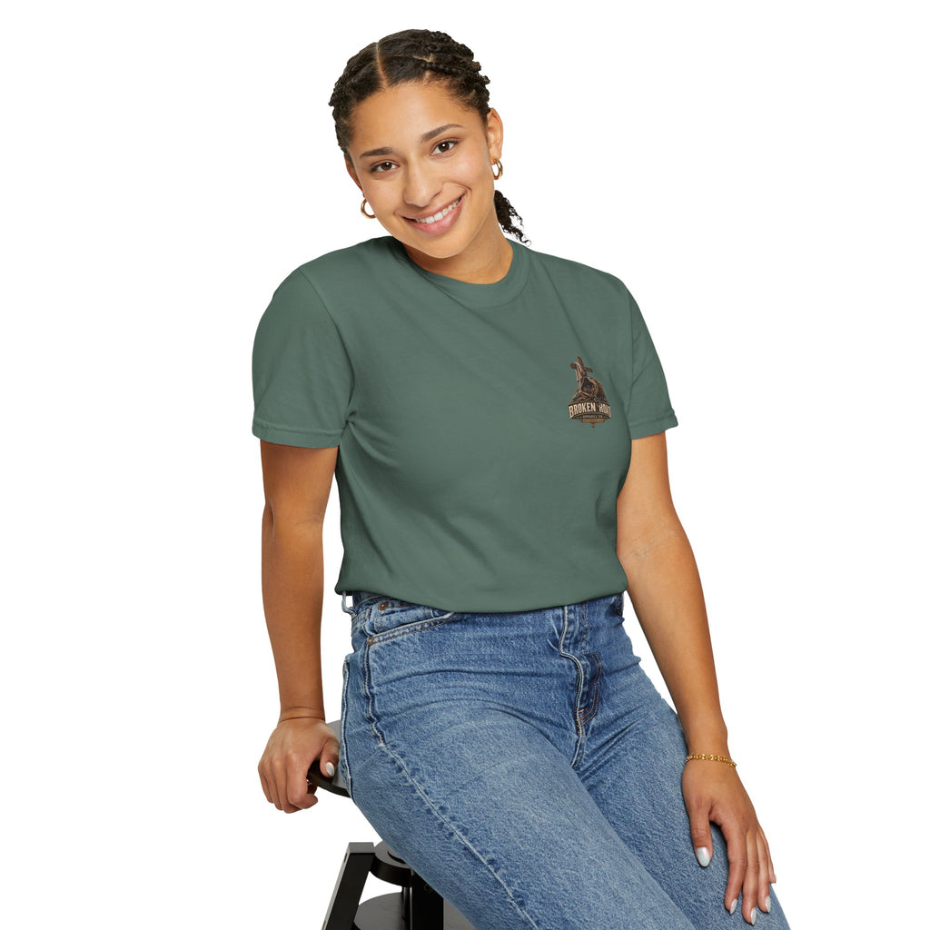 The Weight I Don't Carry™ - The Narrow Road Collection | Premium Garment-Dyed T-Shirt | Broken Road Apparel Co.