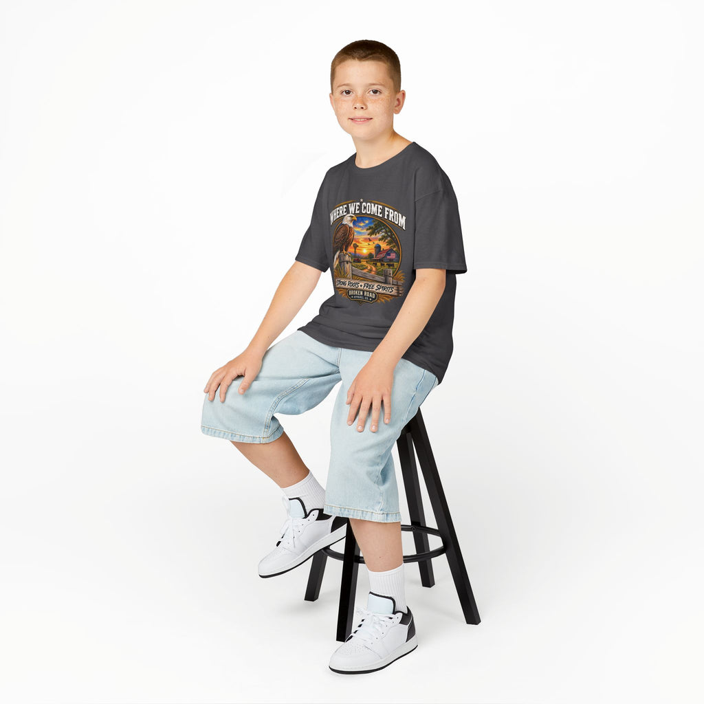 Where We Come From – Kids Graphic Tee | Broken Road Apparel Co.