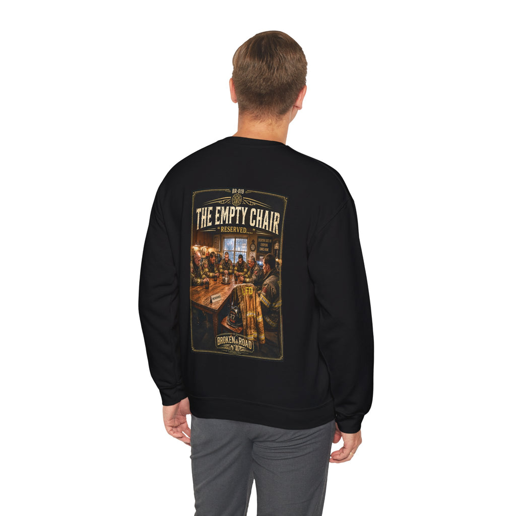 The Empty Chair™ | Heavy Blend Crewneck Sweatshirt | Broken Road Apparel Co.